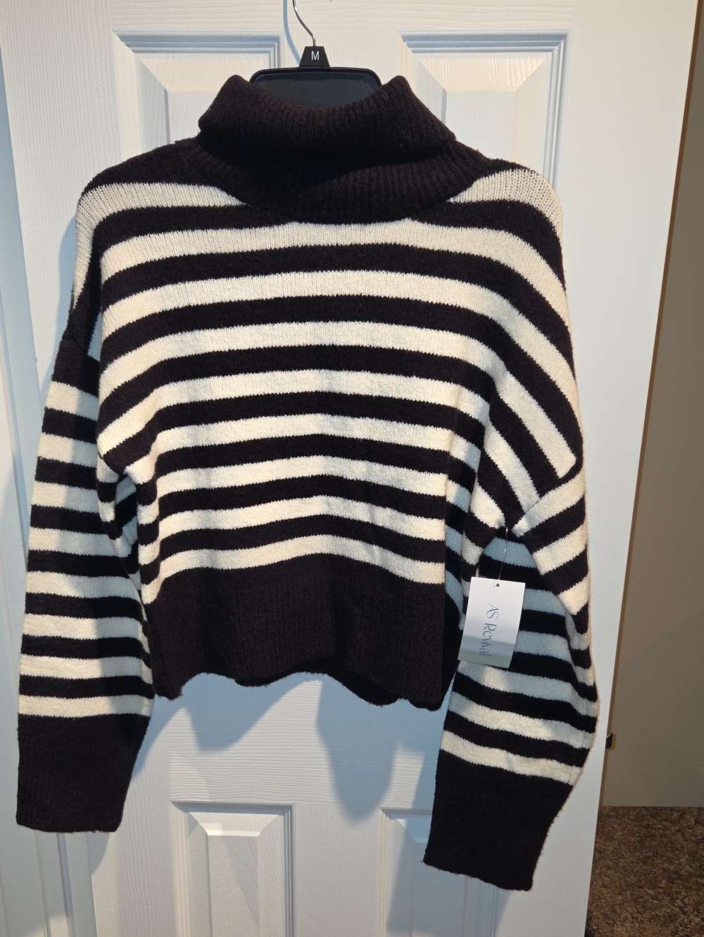 AS Revival Striped Turtleneck Sweater